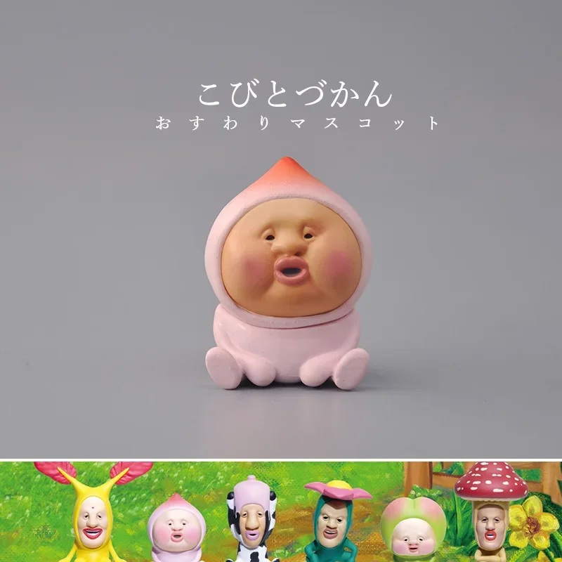 Japan Echte QUALIA Kobito Farm Elf Puppe Gashapon Kapsel Spielzeug Action Figur Ornamente Modell Groß