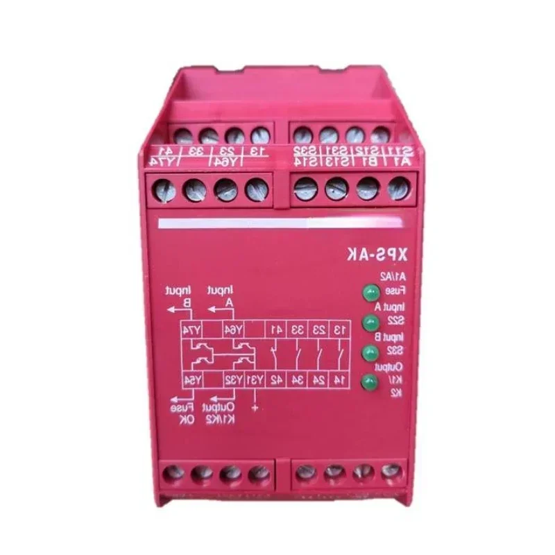 Monitoring 24V AC DC XPSAK311144 Emergency Stop Safety Relay