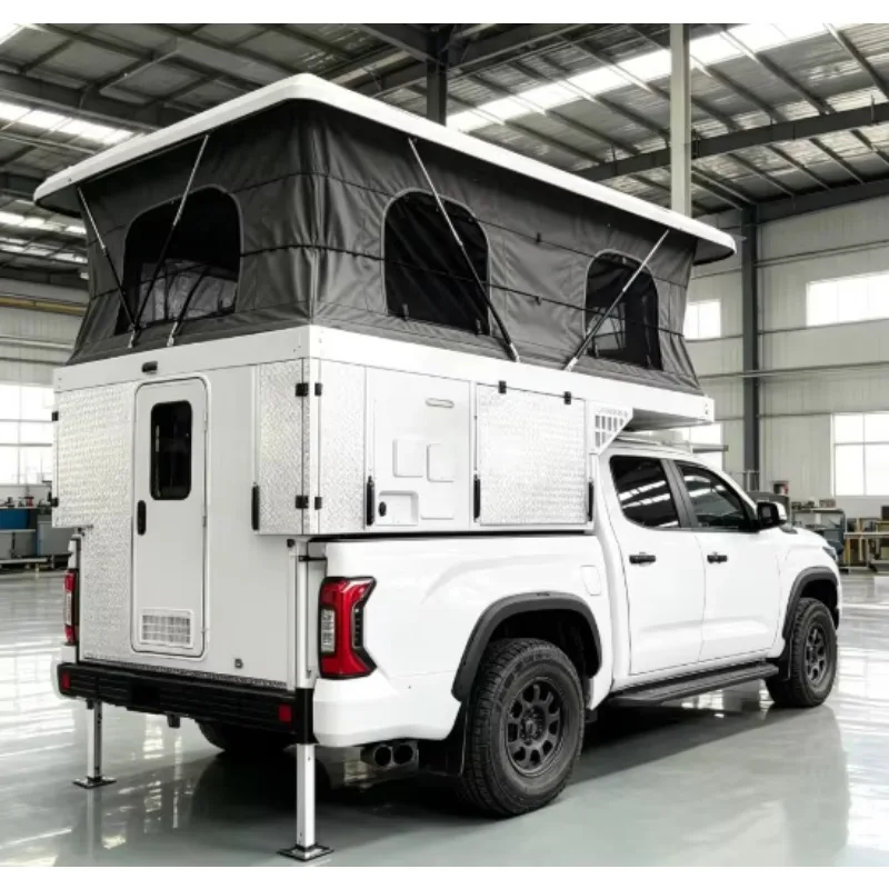 Pickup truck tailgate inflatable tent windproof, waterproof, portable and easy to build, suitable for self-driving camping