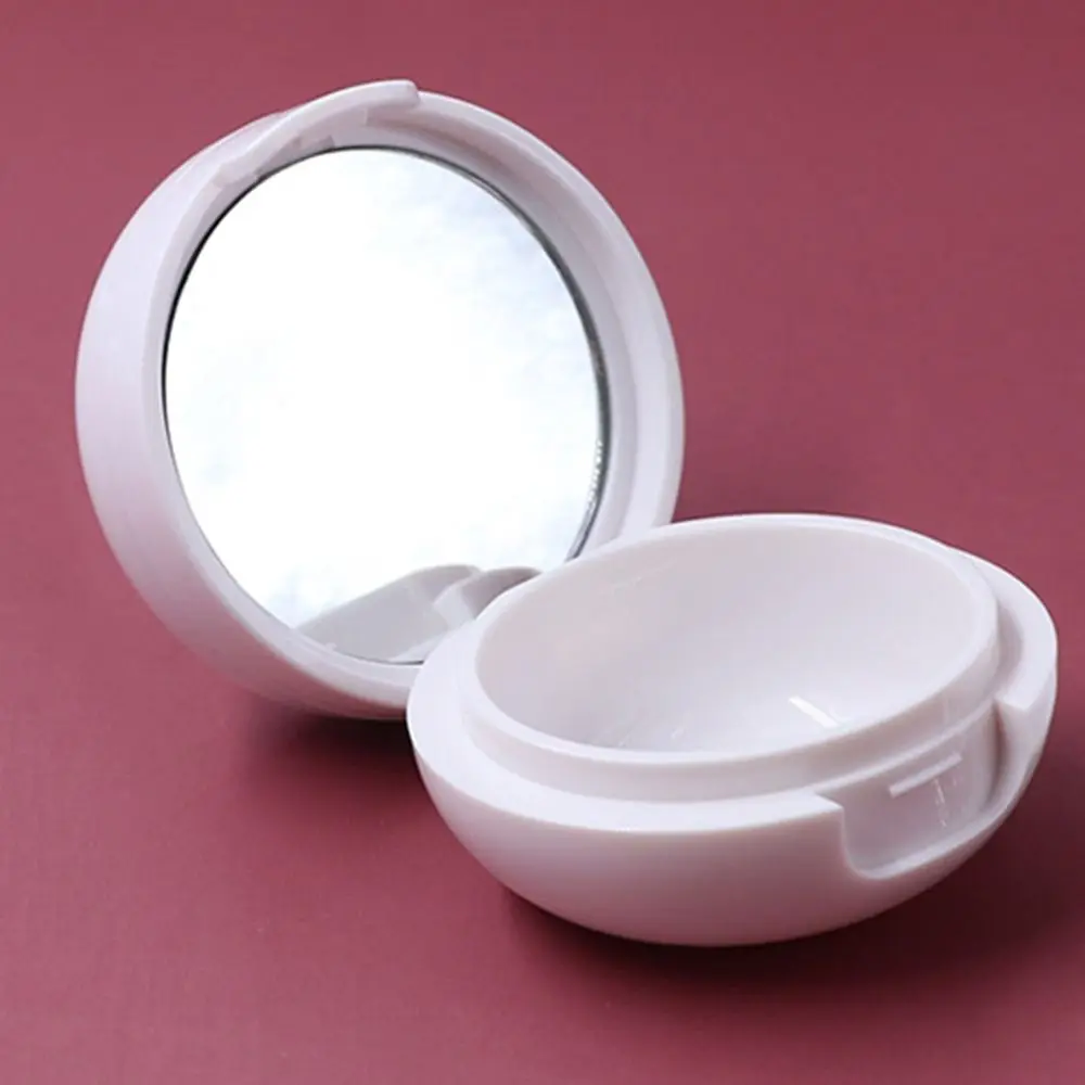 Miroir de poche 20g bouteille de Film à lèvres blanc avec brosse boîte de Film à lèvres Portable avec pot de gommage à lèvres miroir
