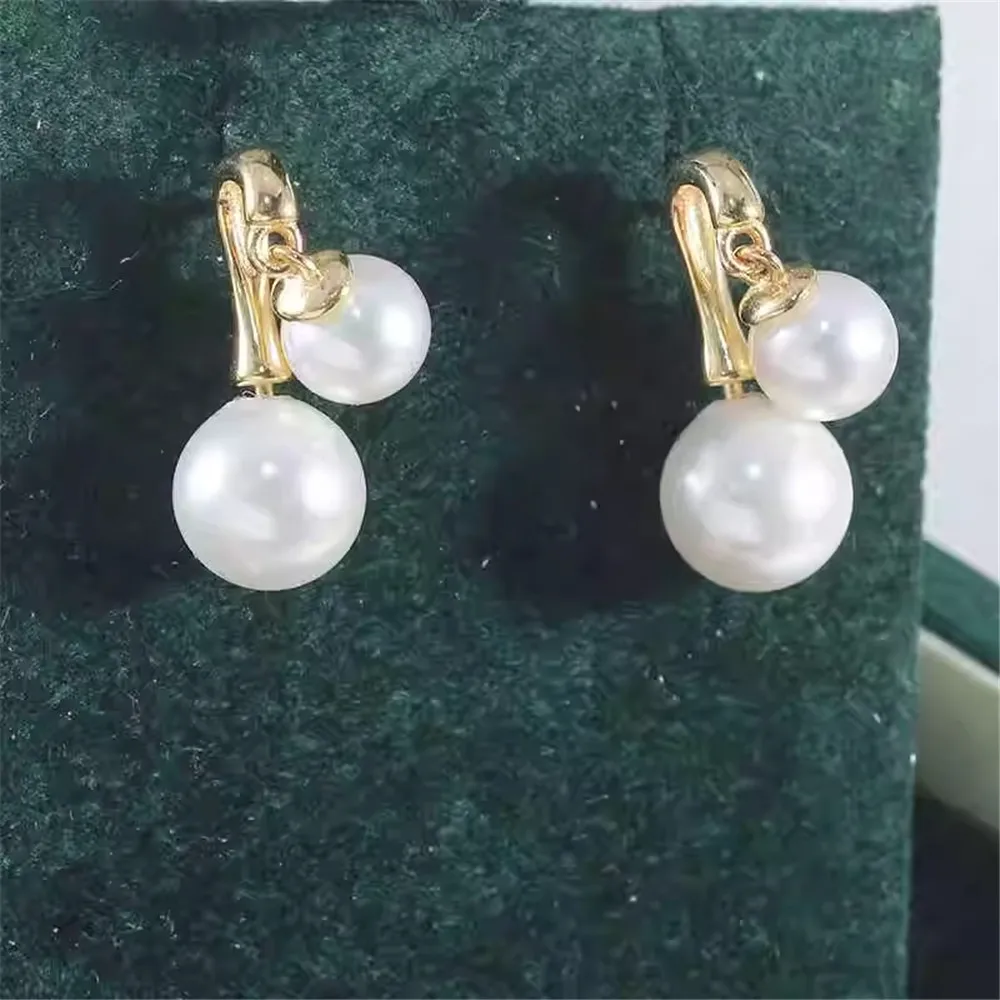 S925 Sterling Silver Pearl Earring Settings DIY Jewelry Making Supplies Blank Earring Posts for Handcrafted Accessories No Pearl