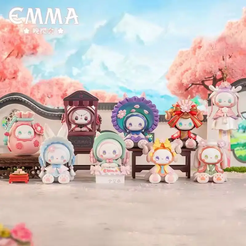 

Emma Secret Forest Evening Cherry Blossoms Blind Box Girl Birthday Gift Creative Desktop Ornament Doll Collection Mysterious Box