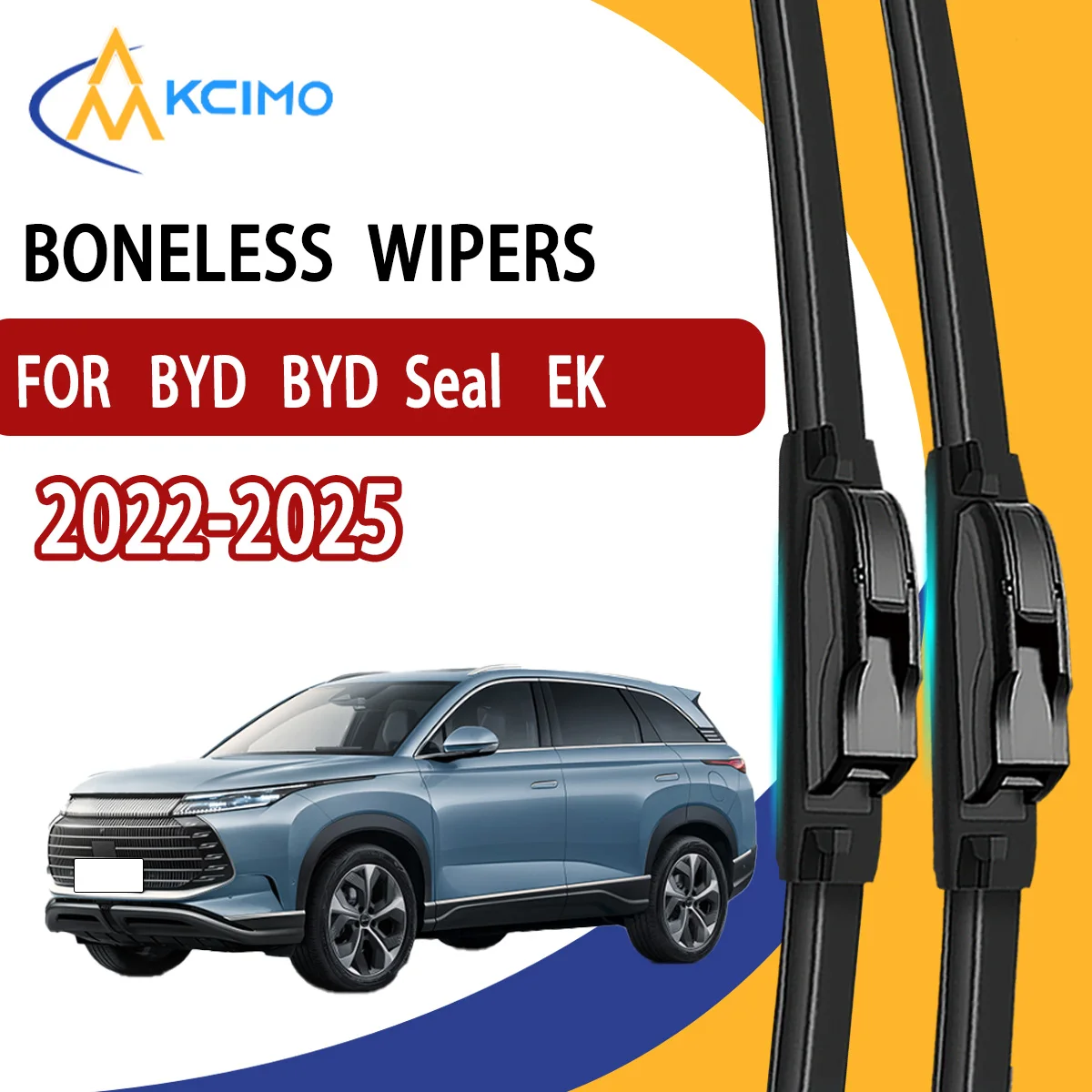 

2Pcs Front Windshield Wiper Blades For BYD BYD Seal EK 2022-2025 Windscreen Window Car Accessories