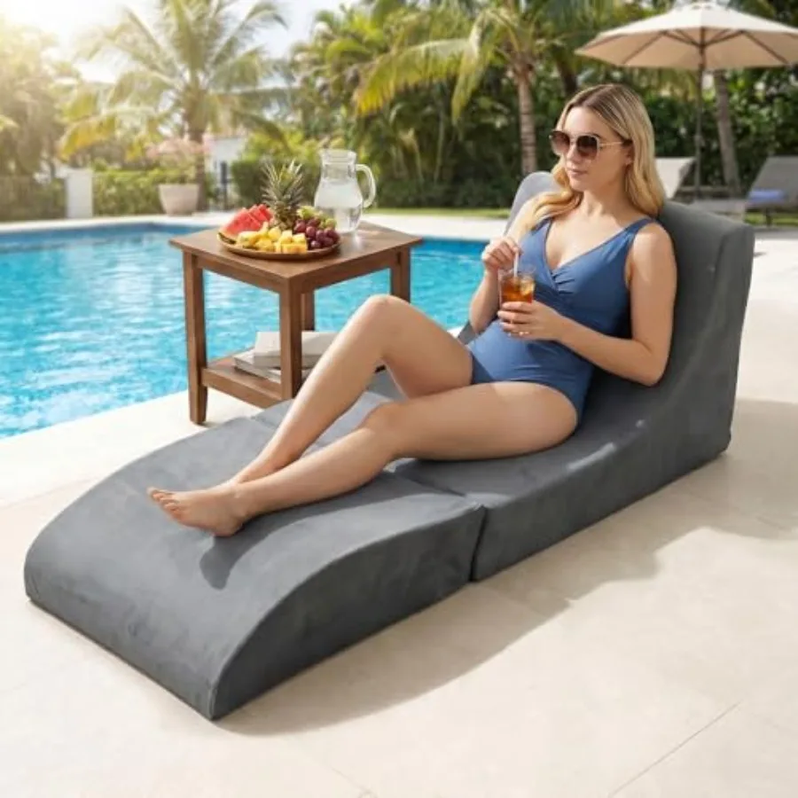 Outdoor Bean Bag Chair with Back Support