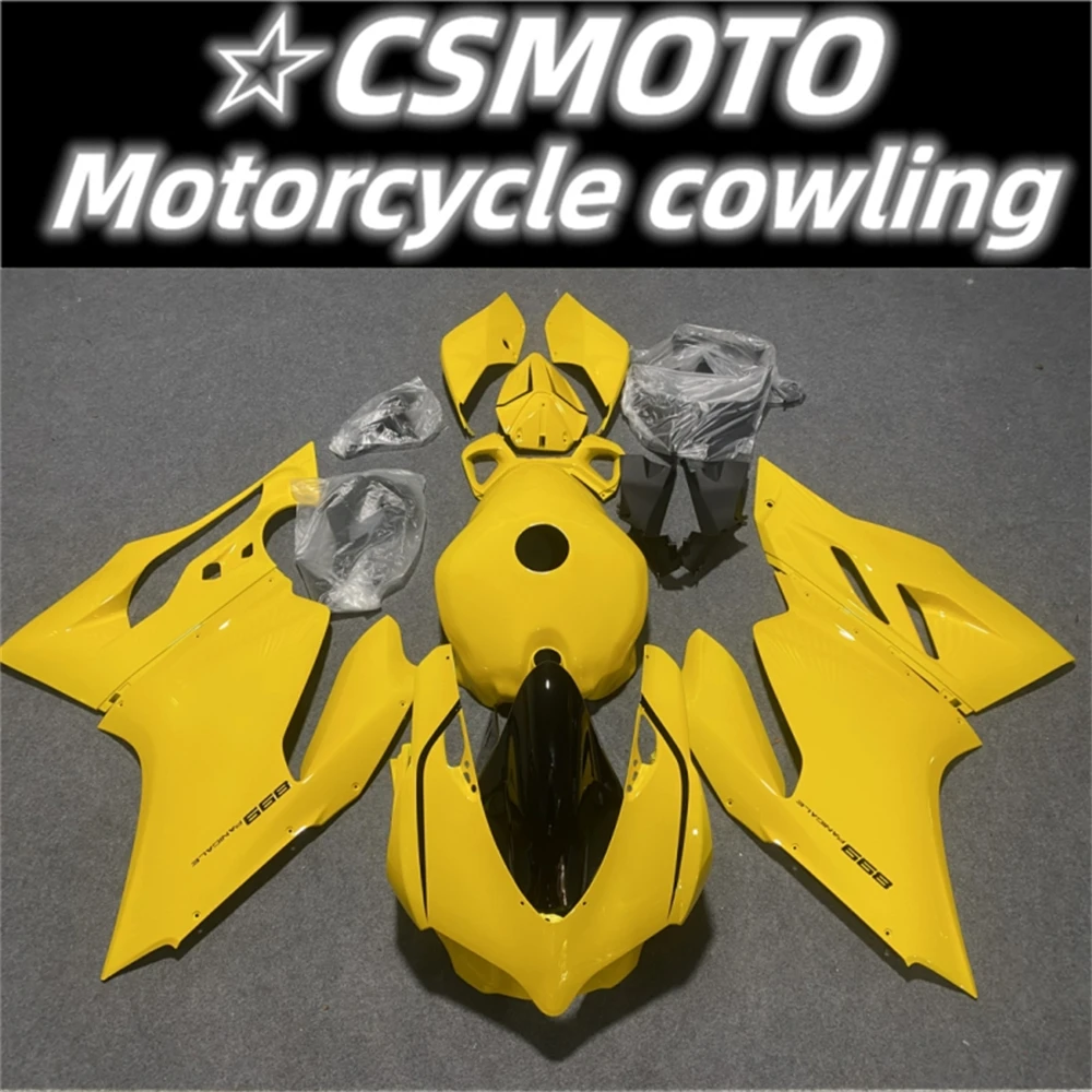 The new ABS motorcycle fairing fits DUCATI 899 1199 Panigale 2012 2013 2014 2015 2016 body kit set yellow