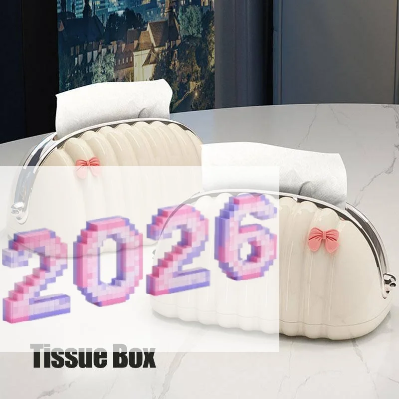 1Pcs With Spring Inside Tissue Box New Napkin Irregular Cloud Shape Tissue Storage Box Home Living Room Cute Paper Box Holder