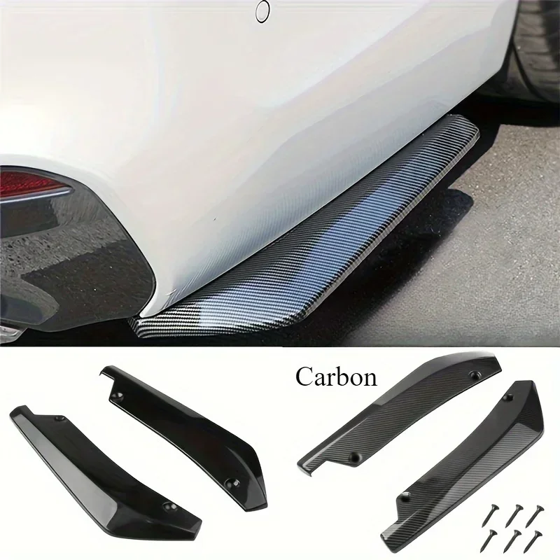 

Universal Surround Carbon Fiber Rear Package Corner Anti Collision Exterior Modification Accessories Rear Spoiler Accessorie