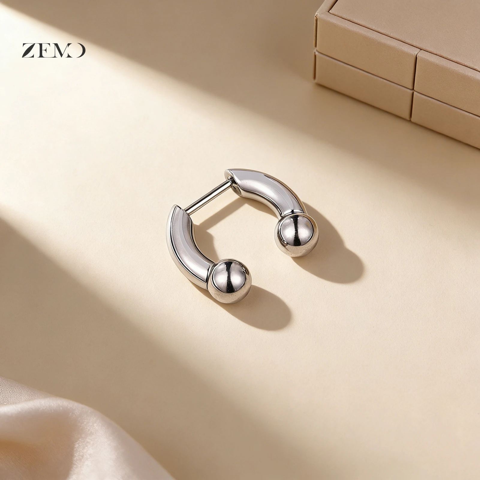 ZEMO 1 PC 16G Stainless Steel - Body Jewelry Threadless ulasan dan harga