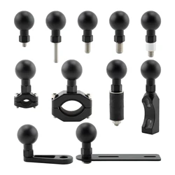 Ball Head Adapter Mount Base Motorcycle Handlebar Rearview Mirror Bracket for DJI GoPro Insta360 Action Camera Accessory