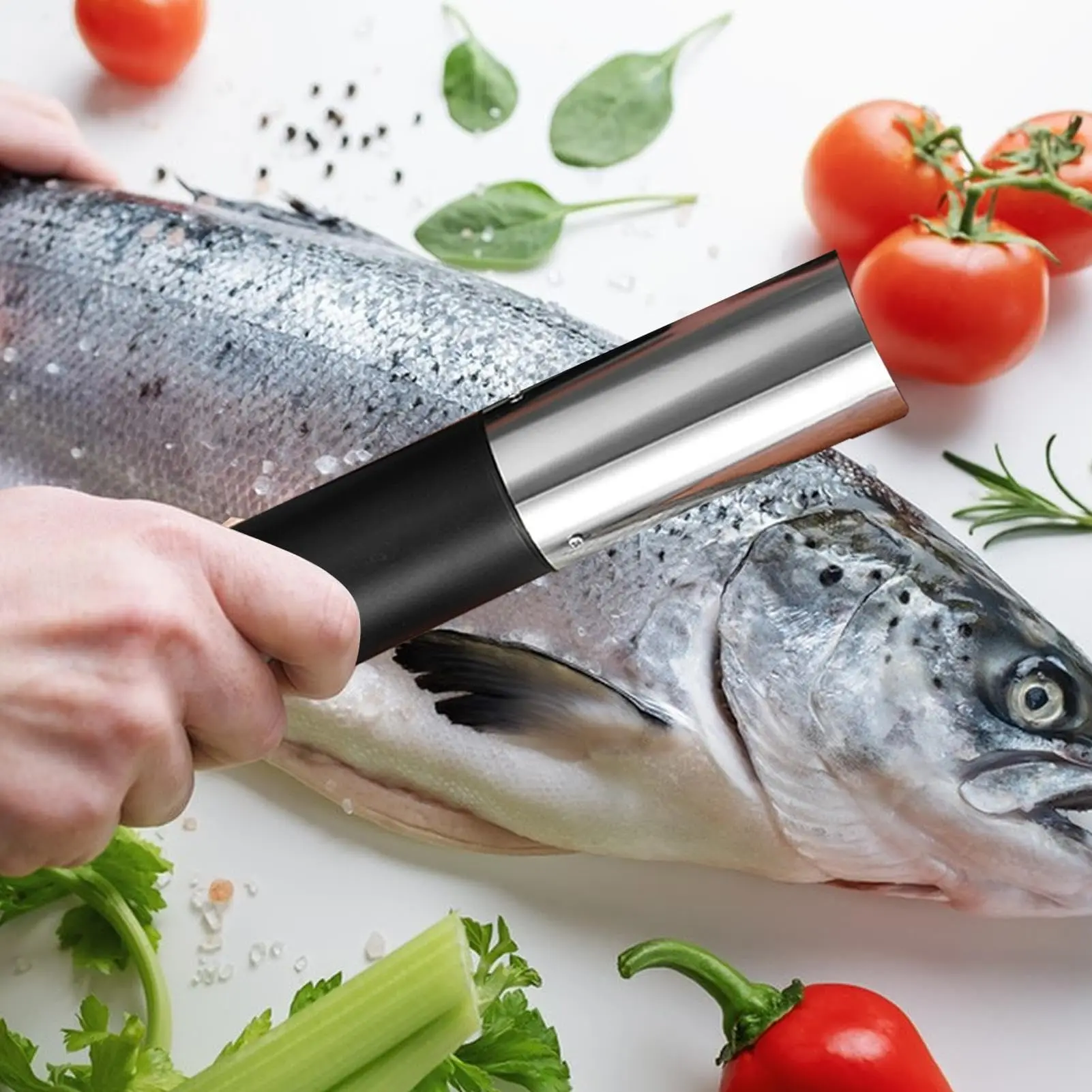 

1Pcs Electric Fish Scaler Portable USB Charging Fish Scale Planer Waterproof Fish Cleaner Scraper Seafood Knif Home Kitchen Tool