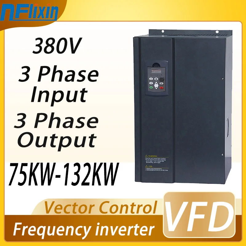 HOT SALE ! VFD 380 75KW-132KW Variable Frequency Drive 3 Phase Speed Controller Inverter Motor VFD Inverter