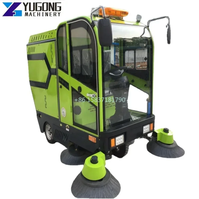 High Efficiency Street Cleaning Sweeper Dust Collector Road Sweeper Parking Sweeper Electric Road Sweeping Machine for Mexico