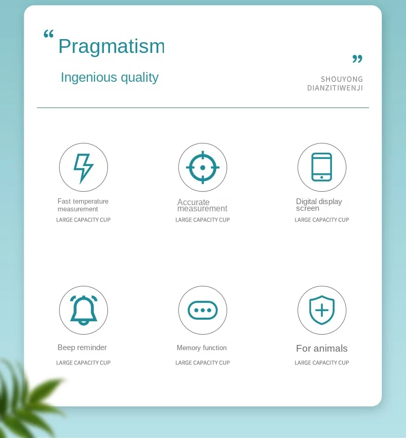 1 Stück Professionelles Elektronisches Rektalthermometer für Haustiere (Katzen, Hunde) – Schnelltest für Klinik, Zuhause, Veterinärmedizin, Tierhaltung – Detail 3