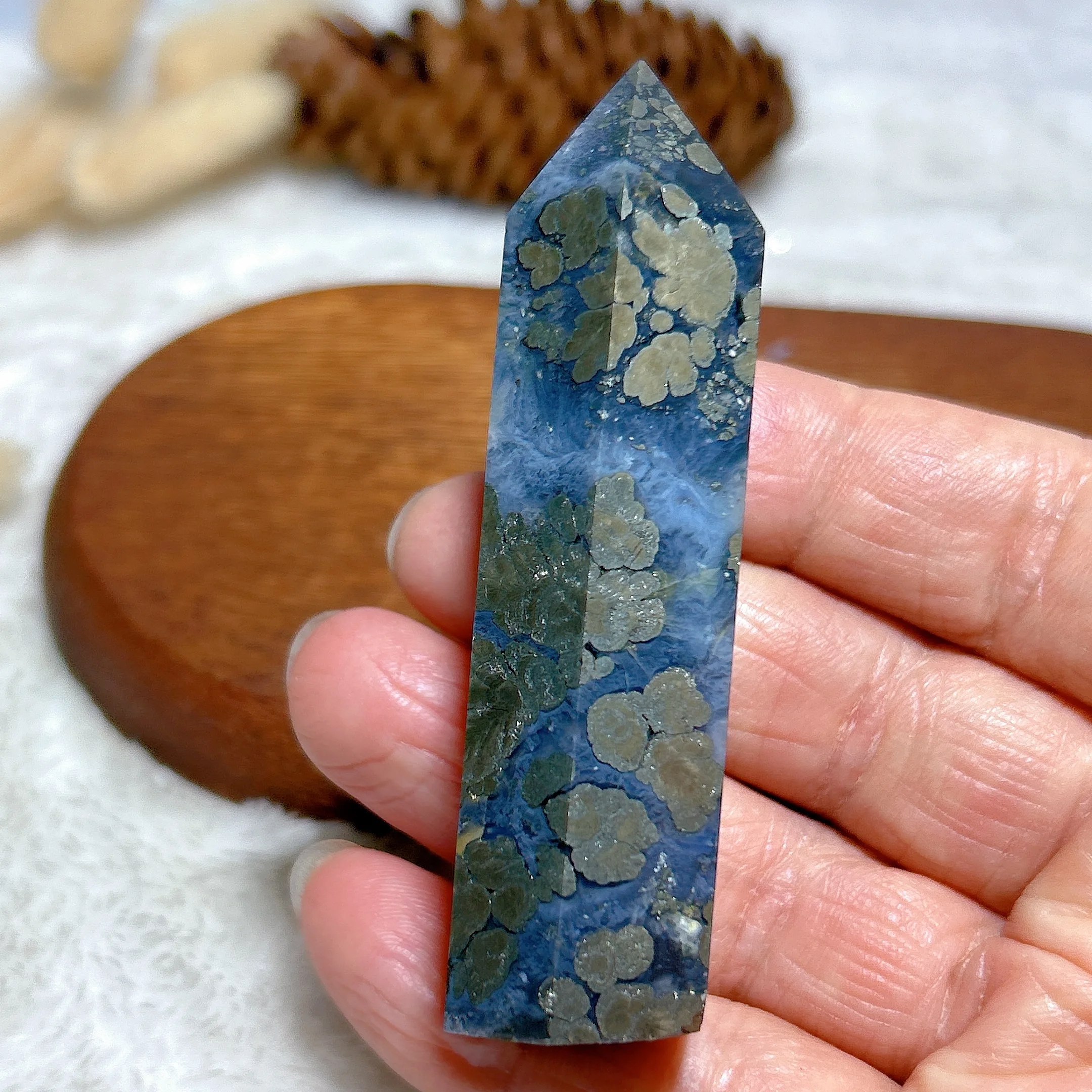 

Healing Natural Crystal Marcsite Pyrite Agate Tower Point High Quality Gemstones Mineral Energy Reiki Home Decorations Gift