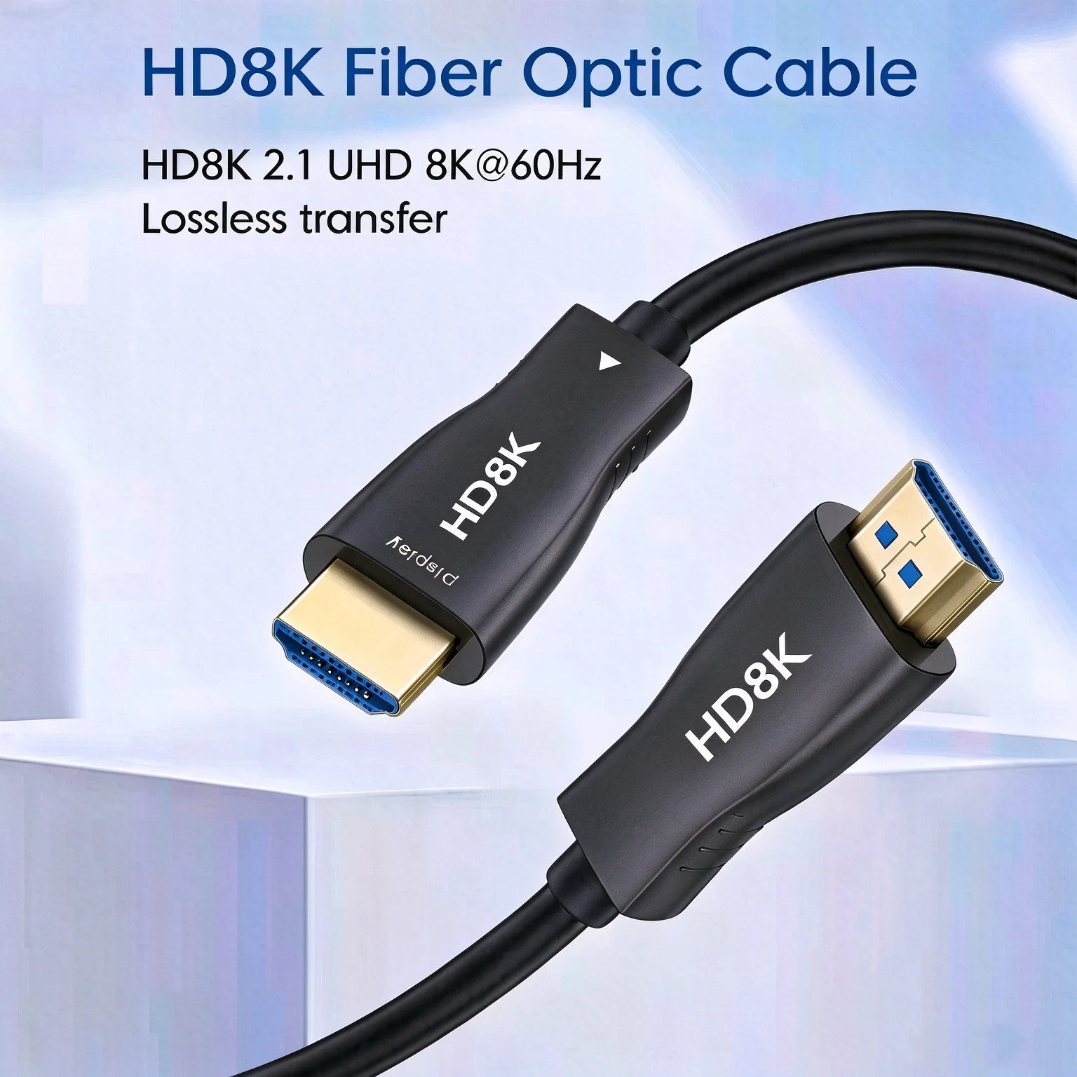 8K 60Hz HDTV 2.1 Cable Fiber Optic 4K 120Hz High Speed 48Gbps Dynamic HDR EARC 3D HDCP 100M 70M HDTV Cable For Projector Screen