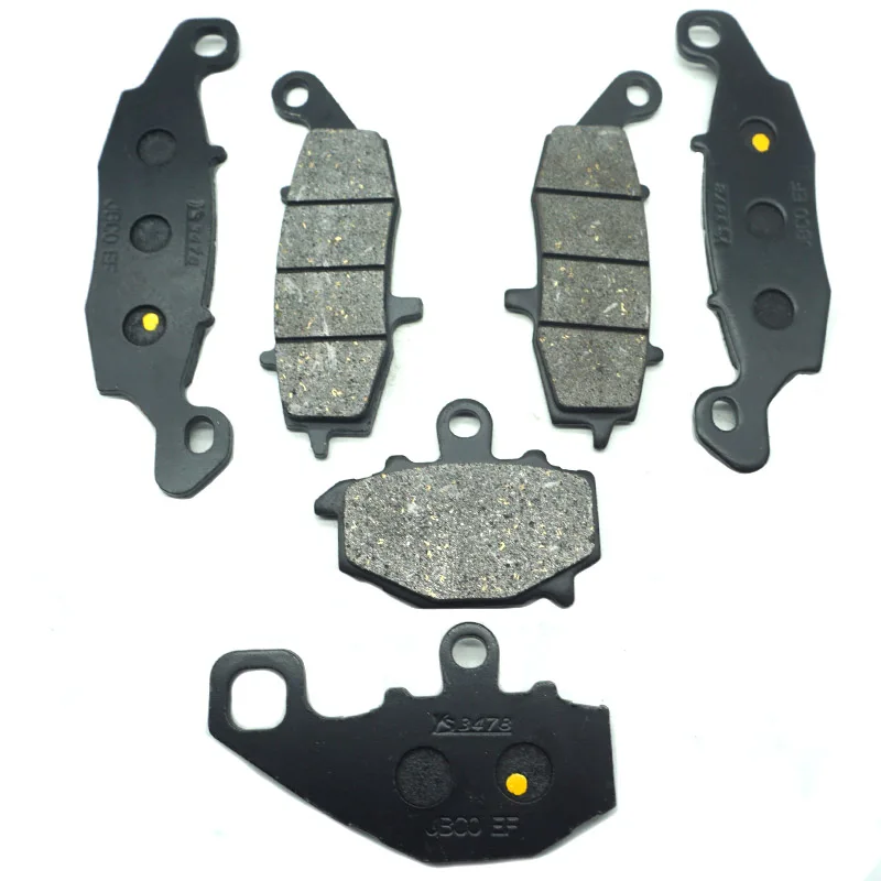 Motorcycle Front Rear Brake Pads For KAWASAKI ZR400 Zephyr X 1996 ZRX400 1996 ZRX400-II 1996 1997 ZR ZRX 400 ZRX400II