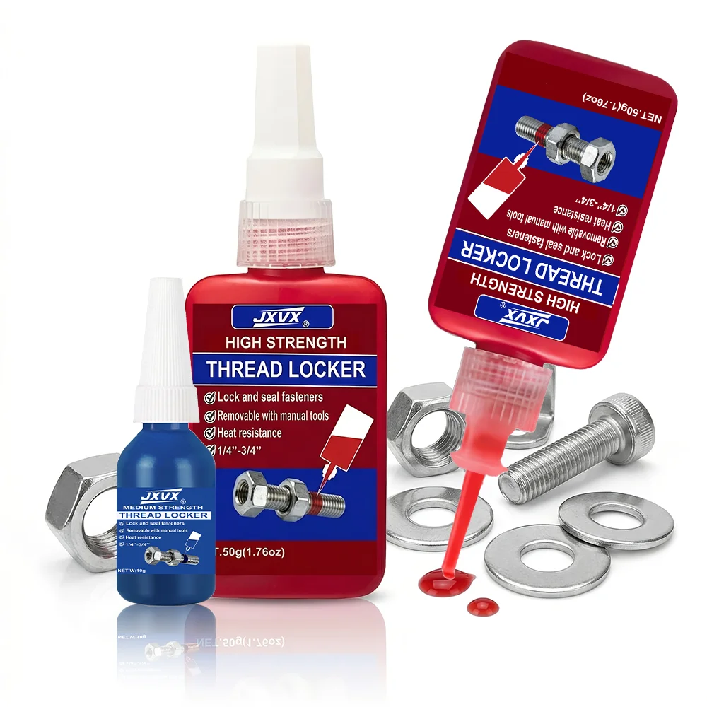 

10g–50g Anaerobic Sealing Adhesive and Removable Threadlocker—Low to High Strength Fastening and Anti-Slip