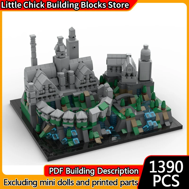 

Popular Movie Model MOC Building Bricks Natural Scenes In Movies Modular Technology Children Holiday Gifts Assemble Toys Suit