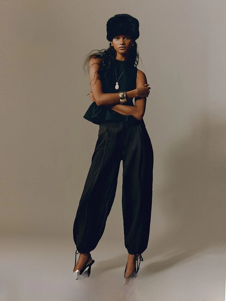 

Новые весенние женские плиссированные брюки с высокой талией, повседневные, свободного кроя, из смесового полиэстера, вискозы и нейлона, удобные длинные штаны