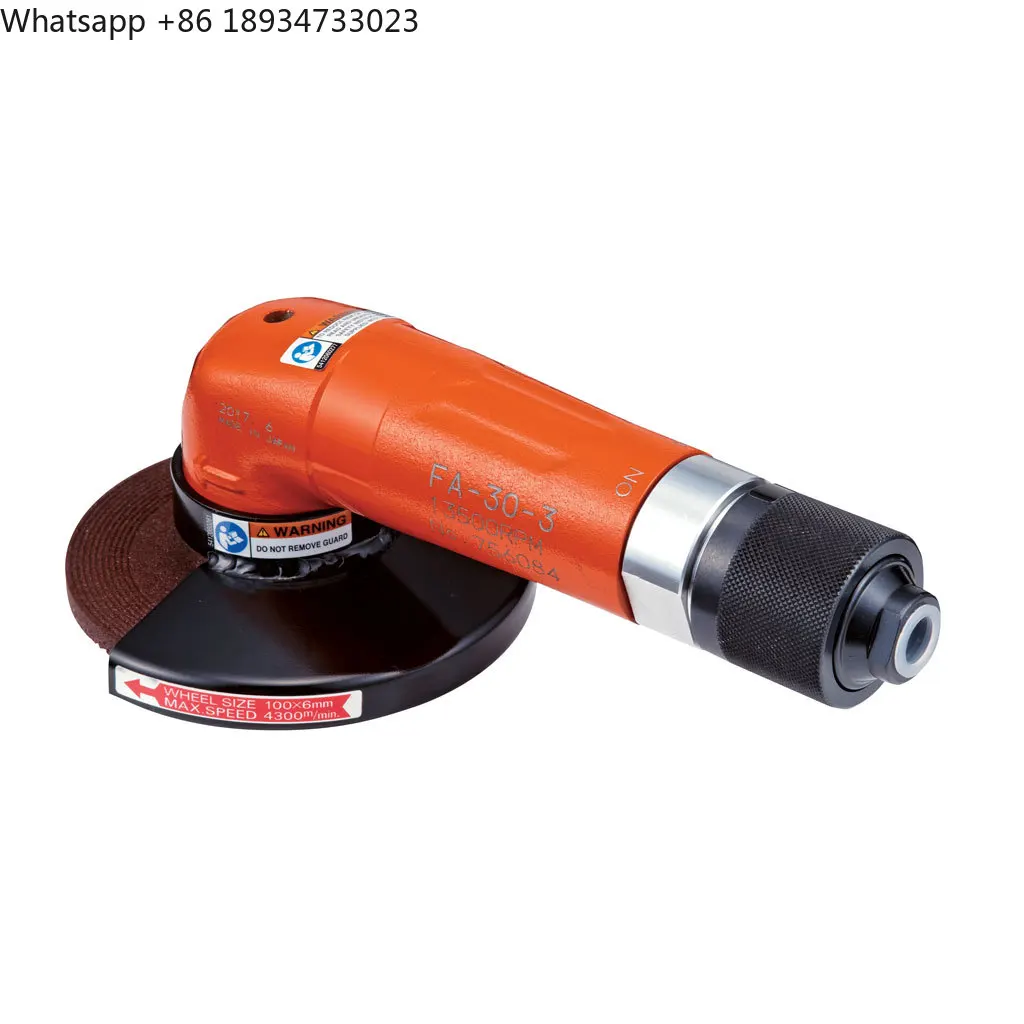 Original Fuji Brand High-Speed Pneumatic Angle Grinder Model FA-30-3 Made in Japan