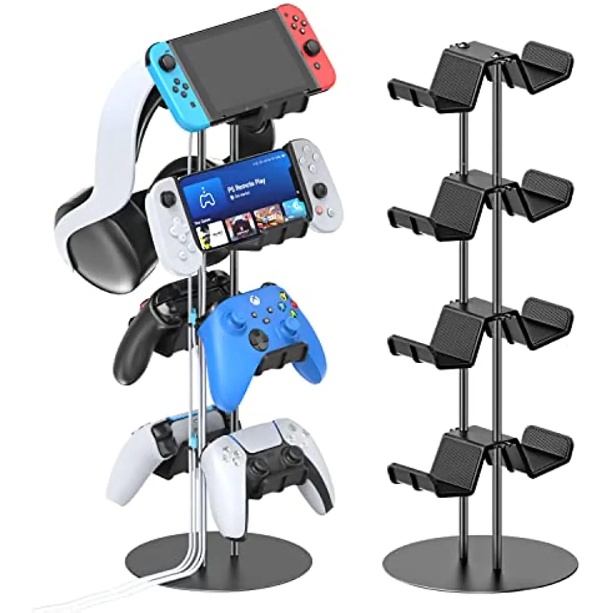 

Cable Organizer for Desk, Universal Controller Display Stand Compatible with Xbox PS5 PS4 Nintend Switch