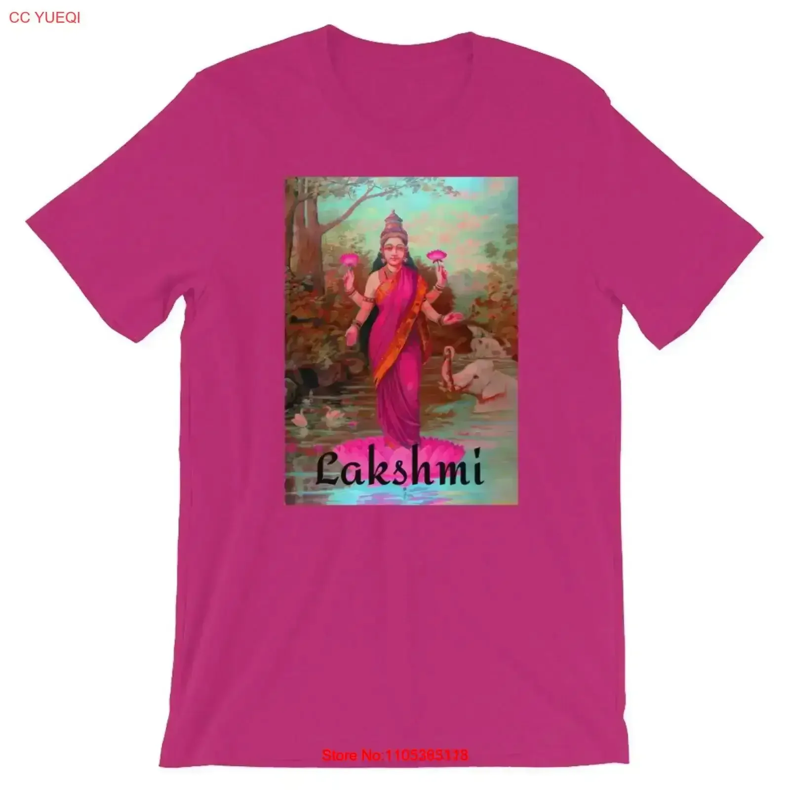 Lakshmi Goddess of Wealth Blessings Laxmi T Shirt vintage Washed Comfortable designer clothes Slightly Stretched vintage
