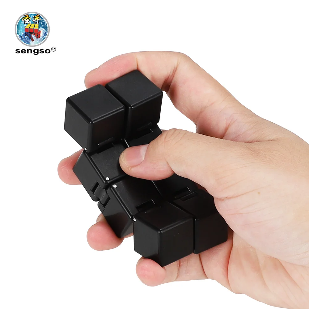 Cubo Infinito SENGSO, Nova Versão do Cubo Fidget, Brinquedos Sensoriais para Alívio de Estresse e Ansiedade/ADHD, Presentes Sensoriais Ultra Duráveis