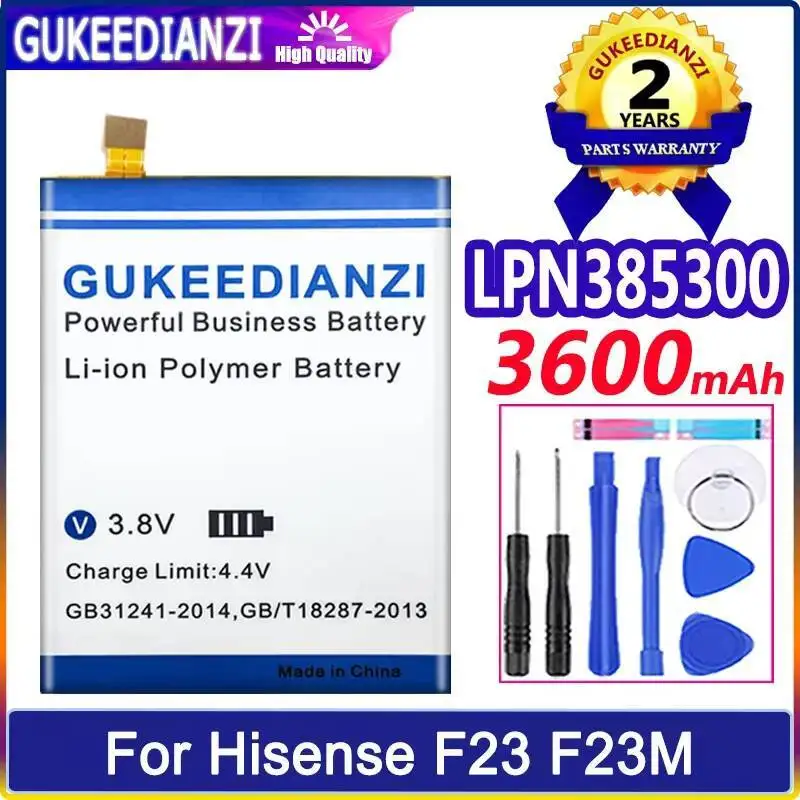 

3600 мАч для Hisense F23 F23M LPN385300 Сменный аккумулятор премиум-класса для мобильного телефона