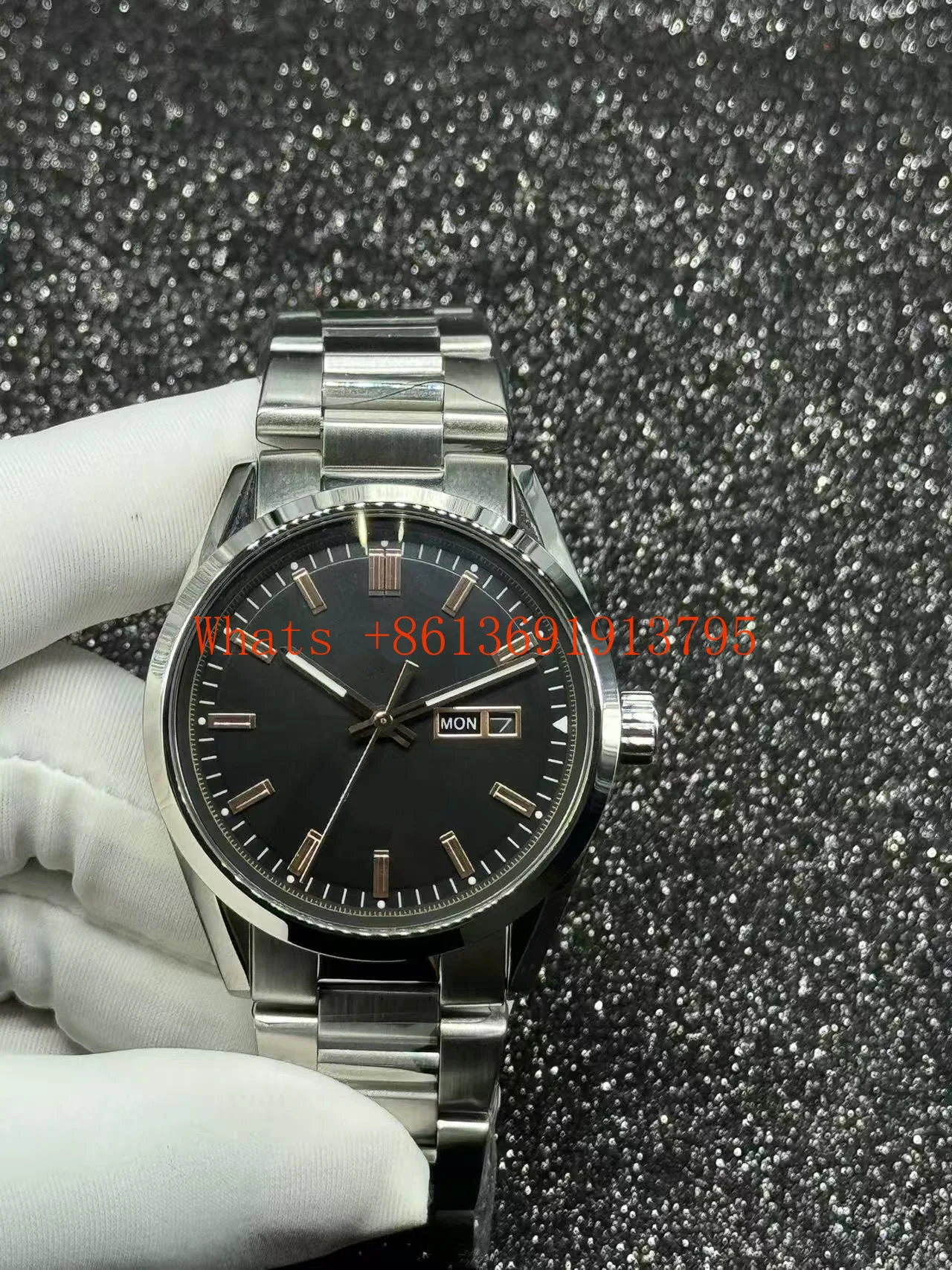 Luxe merk Super Clone 904L roestvrijstalen automatisch mechanisch sport herenhorloge Roestvrijstalen horloge met volledige kalender