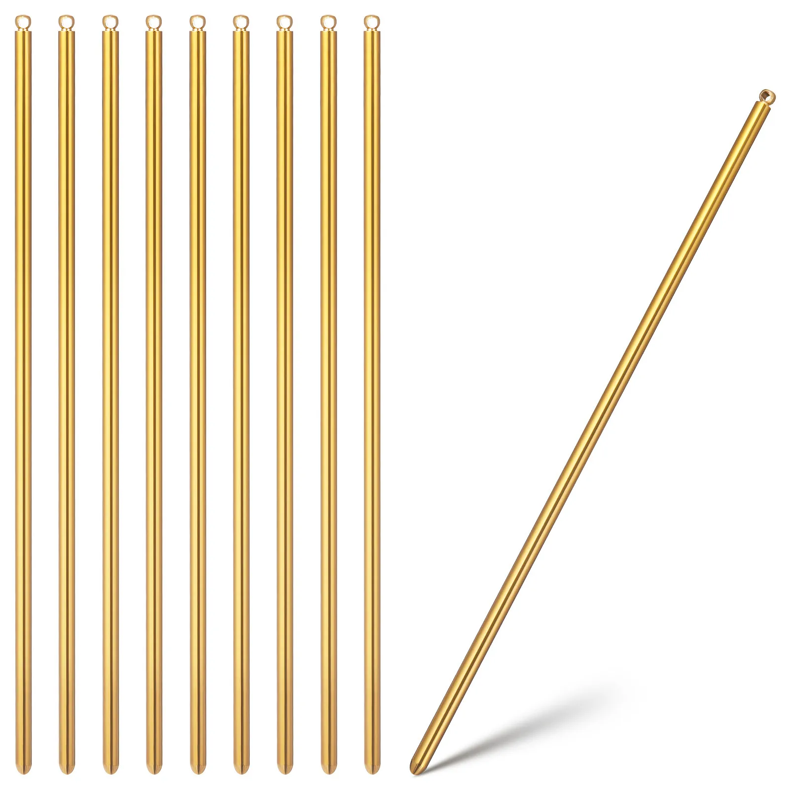 

10Pcs Copper Hair Sticks Metal Hairpins DIY Craft Accessories for Women Golden Stylish Unique Design Hairpin Copper Hairpin