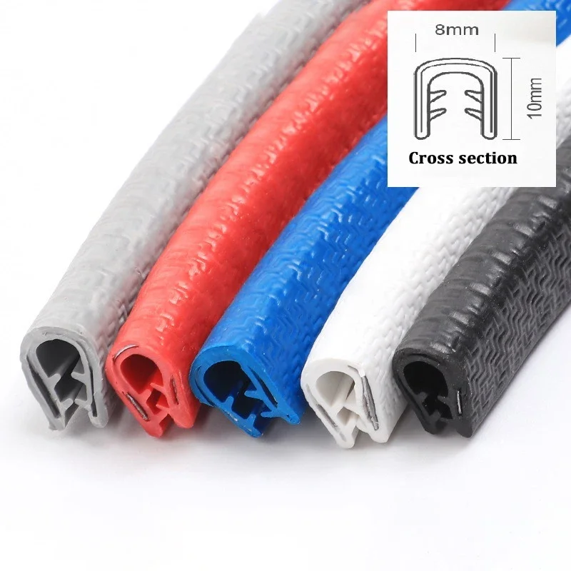 U-shaped car door anti-collision strip anti-scratch protective edging strip for vehicle door sealing