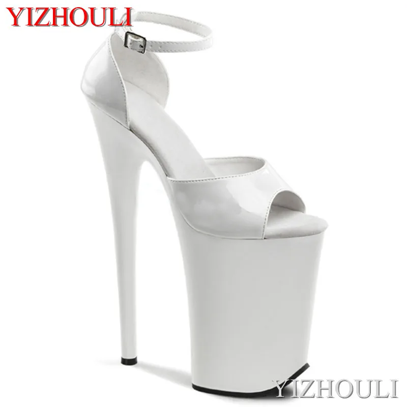 

The classic style of summer women's stiletto 23 cm ultra high heel, sexy stage show 9 inch model nightclub show dance shoes