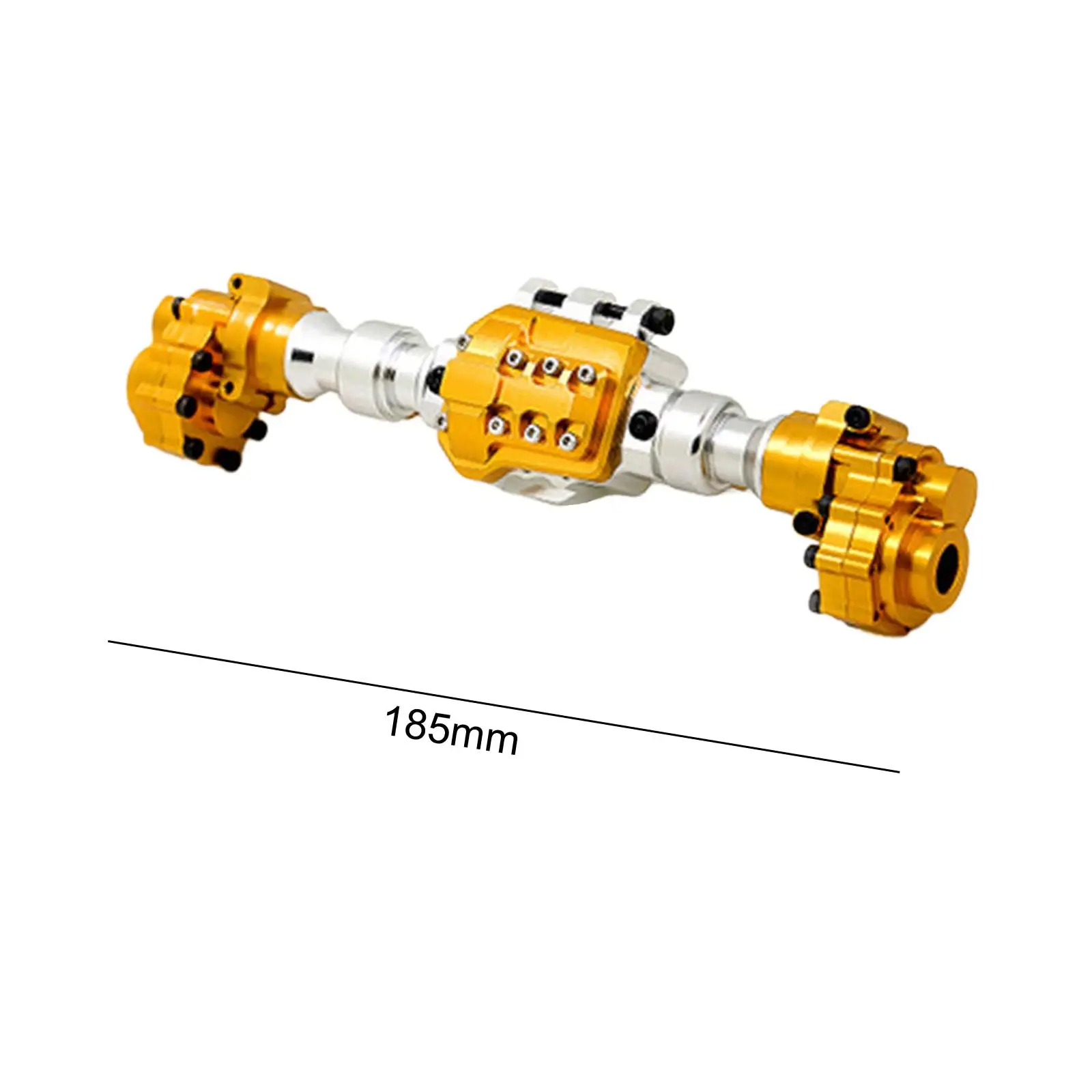 Metal Portal Eixos para RC Crawler, Upgrade, fácil de instalar, resistente liga de alumínio, DIY Peças Modificadas, 01:10 RC