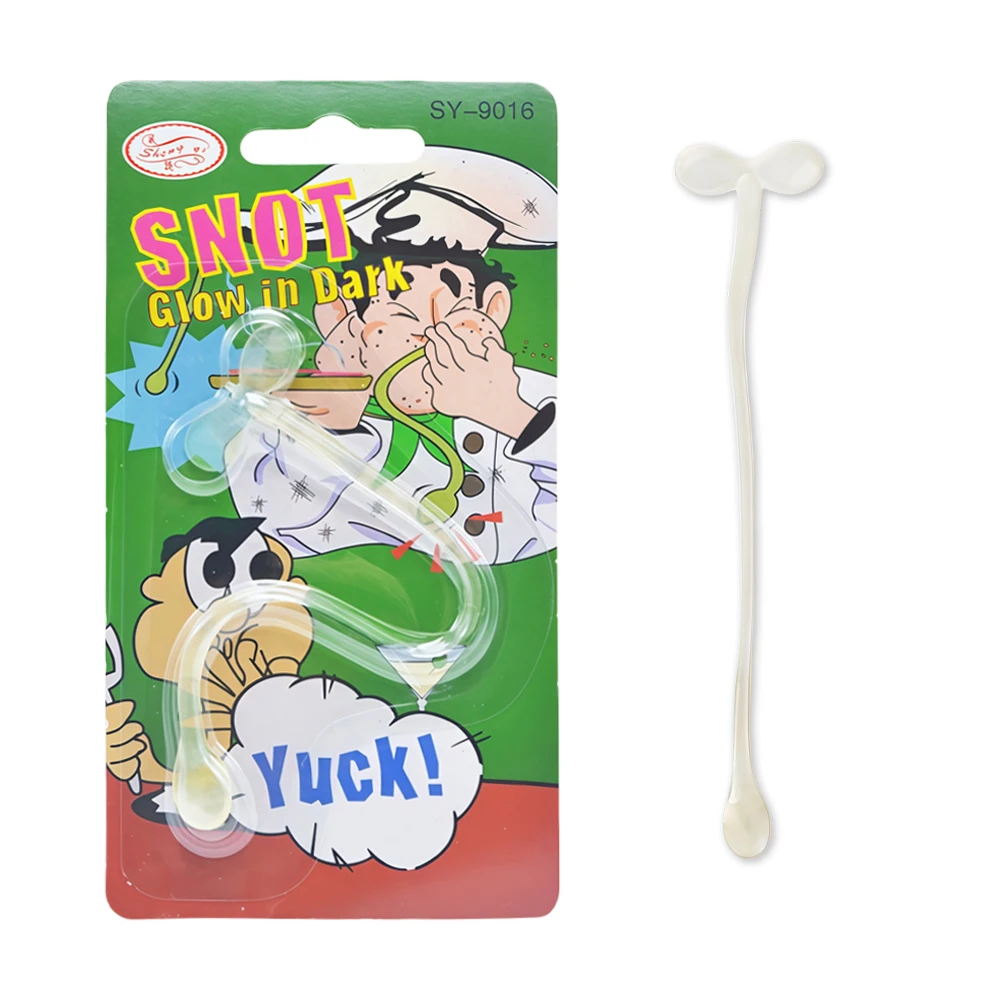 5 pièces drôle blagues pratiques jouet faux morve Gags accessoires nouveauté drôle faux morve jouets Halloween fête blague accessoires pour adultes enfants