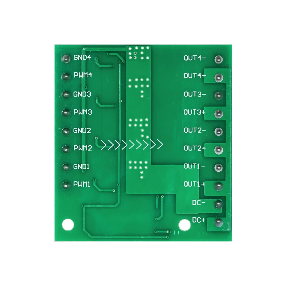 Four-way switch tube module, PLC amplifier circuit board / high power, optocoupler isolation 3.3/5/12/24 v