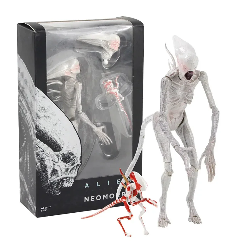 NECA Alien Neomorph Figure Xenomorph Creature Pack PVC Action Figures Collectible Model Toy Aliens Figurine Doll Christmas Gifts