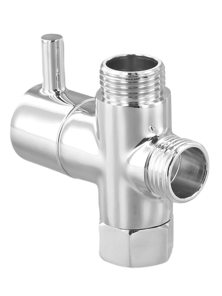 Accessory Equipment Supply Diverter Valve Replacement Rotating joint Shower Head T-Adapter Chrome Plated Brass