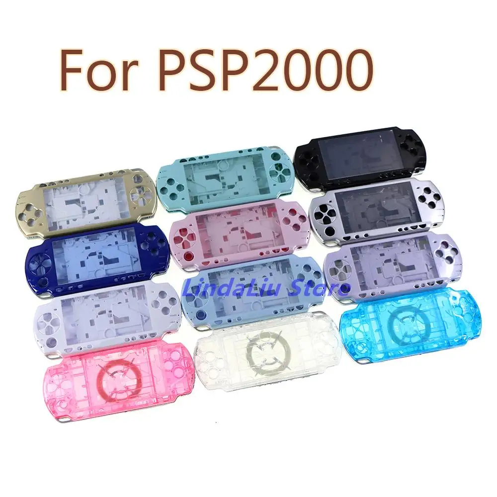 1set For PSP 2000 PSP2000 Game Console Full Set Shell Housing Case Cover with Buttons Kit Replacement