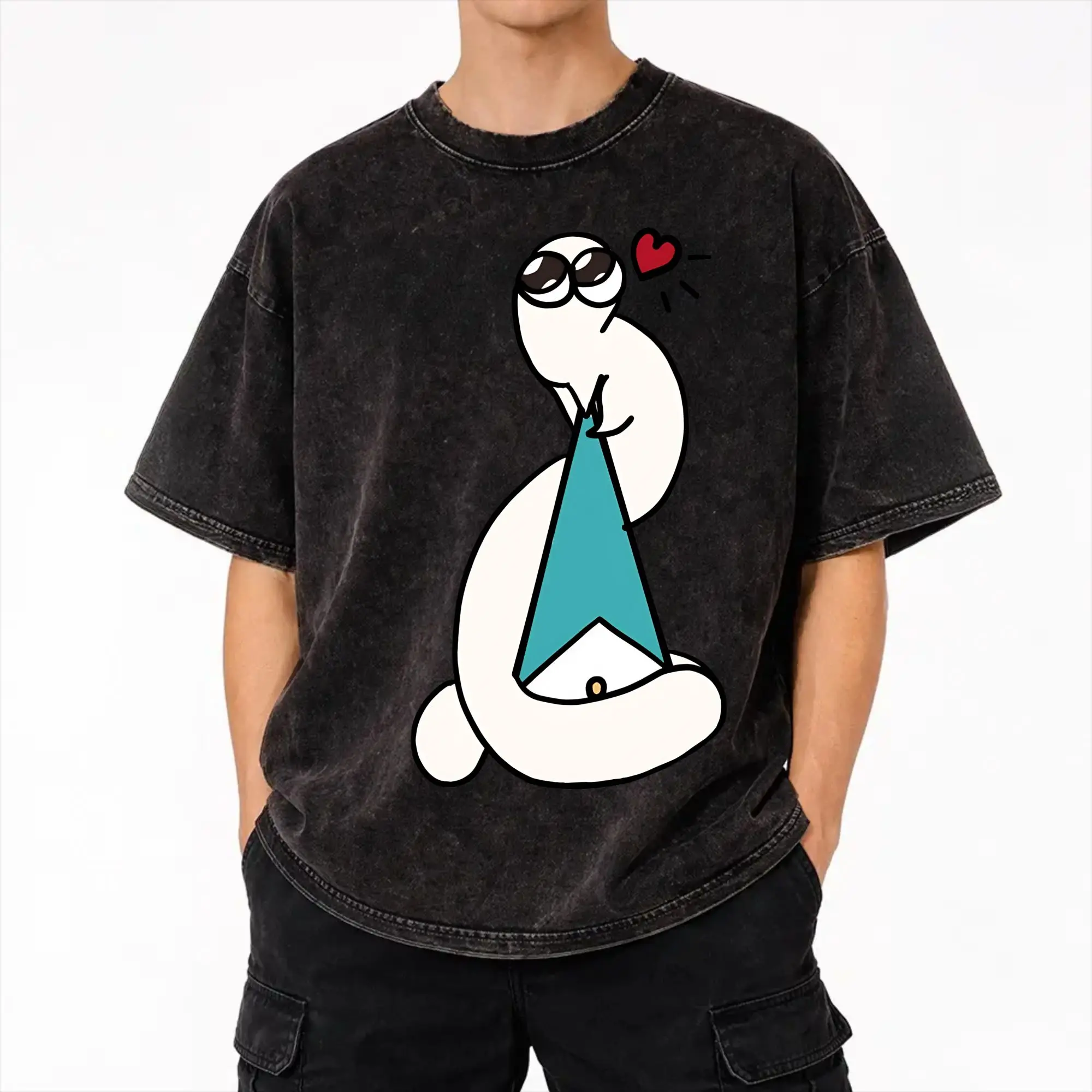 Harajuku Washed Shirt Mystic Brushbuddy Witch Hat Atelier Apparel Novelty T-Shirts High Street  Streetwear Cotton