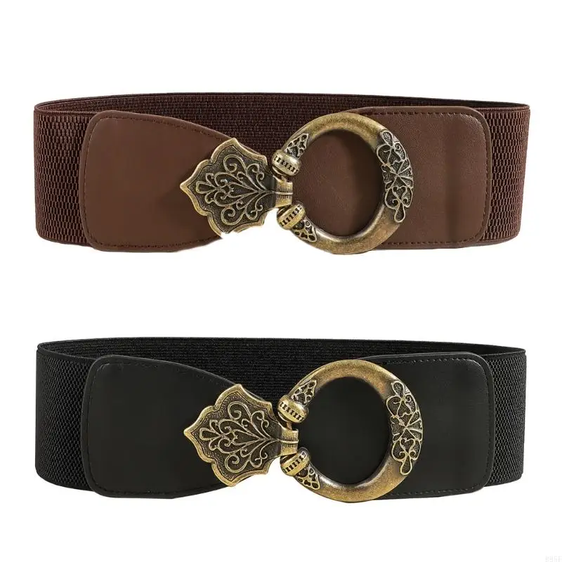 B95F مشد كلاسيكي أسود مطاط للخصر حزام تدريب سريع للتحكم في التوتر مريح مناسب للتمرينات المكتبية #1