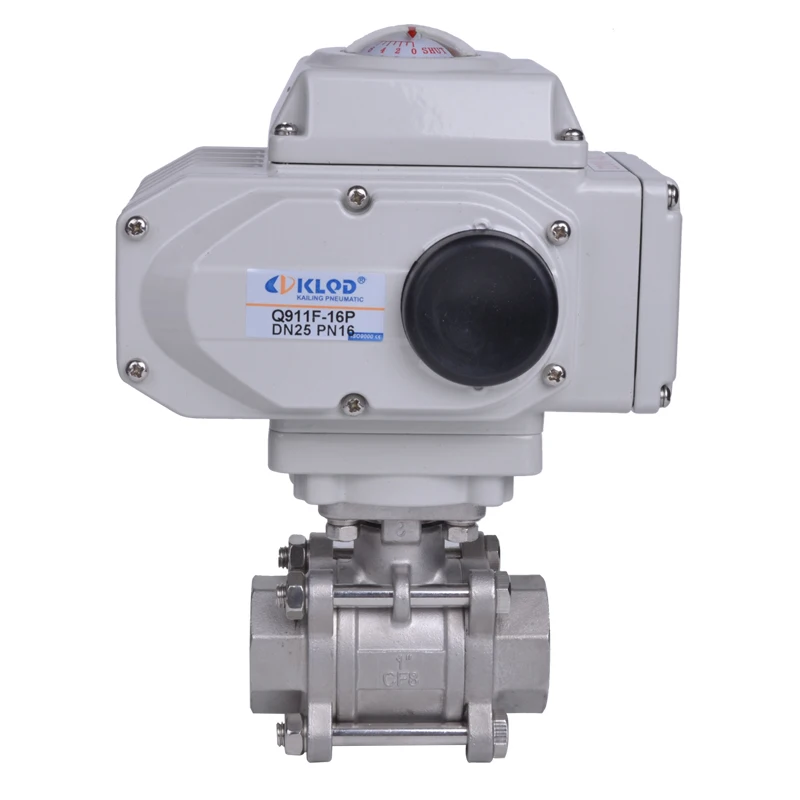 

Q911 series on. off stainless steel electric ball valve