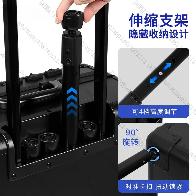 Suitable for Cosmetic Cases, Removable Brackets, Tie Rods, Cosmetic Cases with Lights, Professional Follow-up Artist Storage,