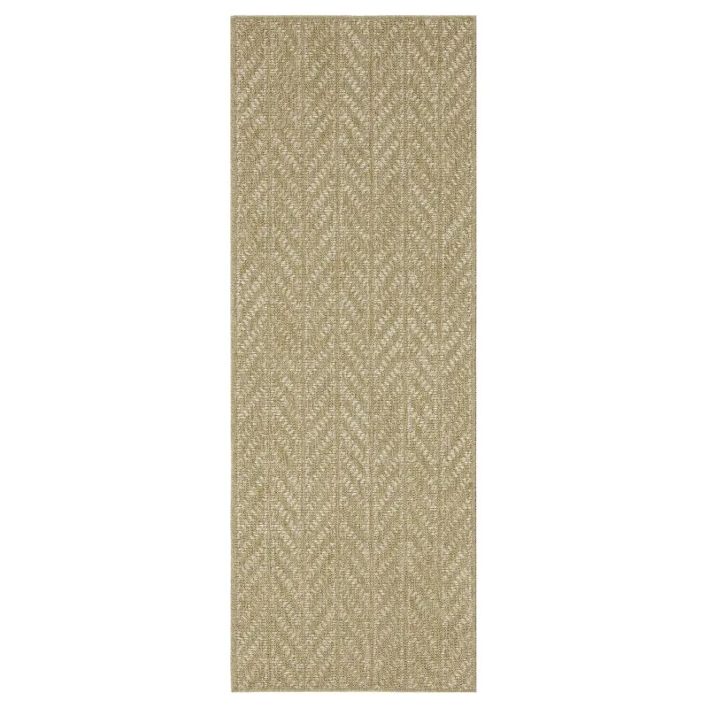 

Earth GC_NTL1014 Jute/White 2 ft. 7 in. x 7 ft. 3 in. Indoor/Outdoor Area Rug