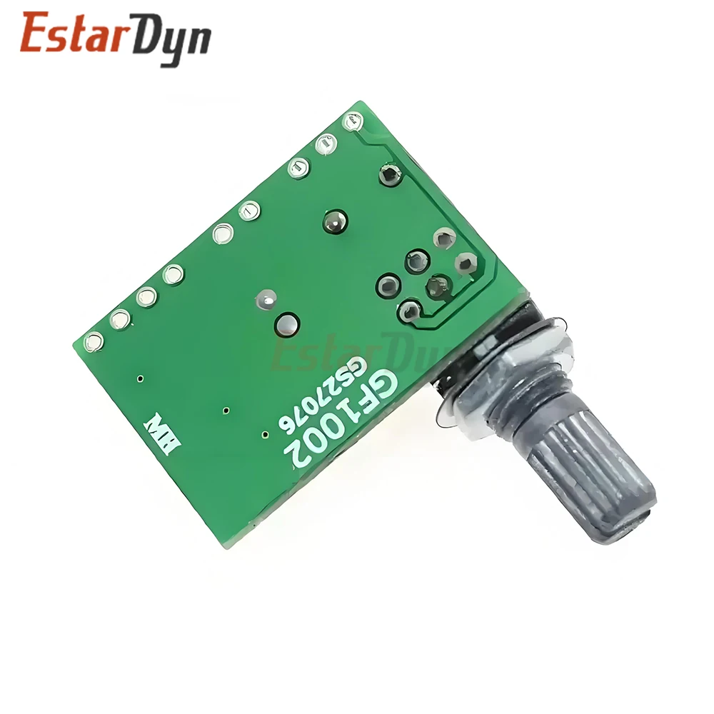 PAM8403 5V Mini Amplifier Board 3W+3W with Volume Control, USB Powered Digital Audio Module for Speaker DIY