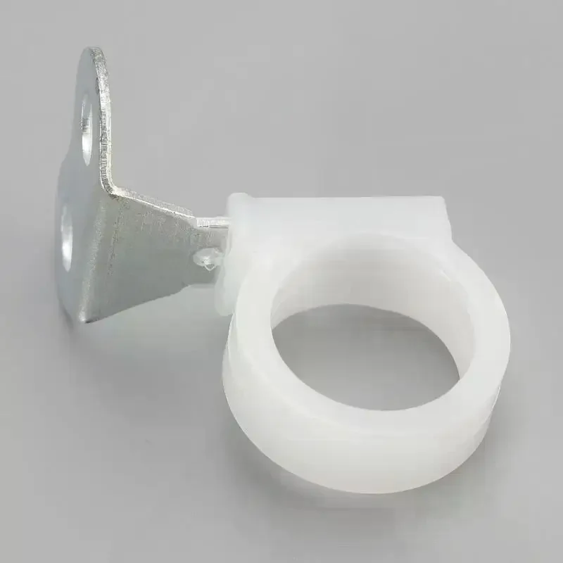 Motorcycle Handlebar Mount Bracket Sturdy Metal Anti Slip Silicone Ring For Headlight Mirror On ATV Scooter
