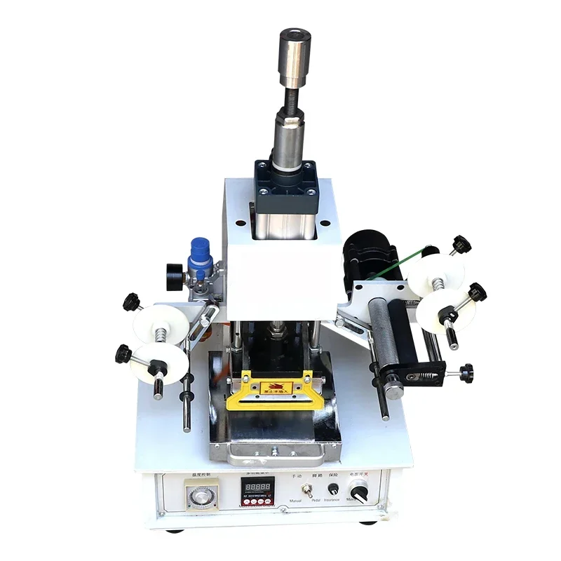 90-2 Pneumatic Bronzing Machine High Precision Small  Leather Hot Stamping Machine Coding Machine