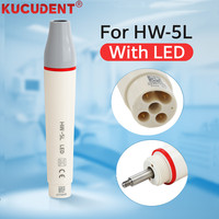 Dental LED Piezo Scaler HW-5L Detachable Handpiece Ultrasonic Scaler Handle HW-3H Teeth Scaling Cleaning Fit for EMS WOODPECKER