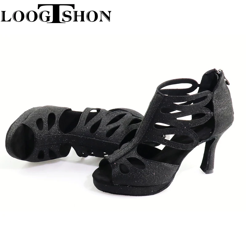 LOOGTSHON Latin water platform dancing shoes woman fashion shoes High Heels Jazz Shoes heels for girls women\'s platform shoes...