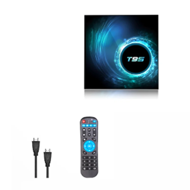 

JABS-T95 Smart TV Box 6K 2.4G & 5G Wifi Support BT 6K 32Gb 4K Quad Core Android 10 Set-Top Box Media Player(EU Plug)