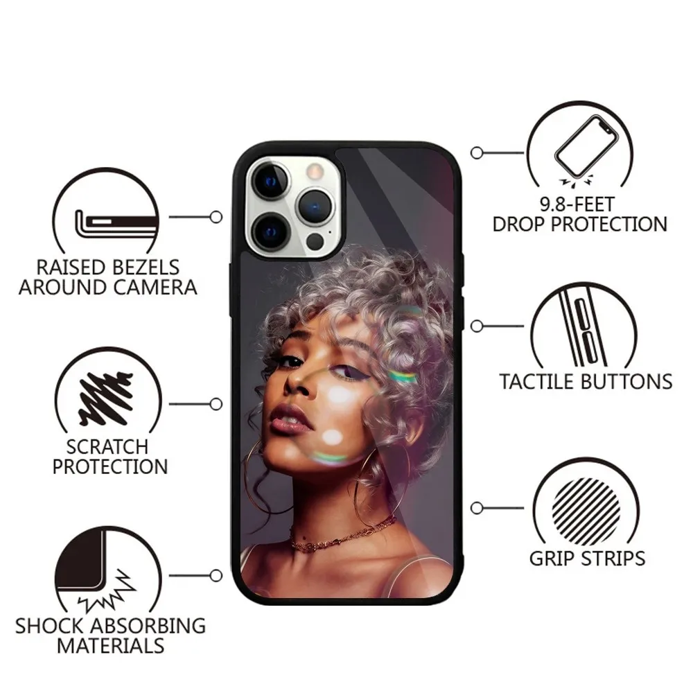 D-Doja Cat Singerเคสโทรศัพท์แม่เหล็กสําหรับIPhone 15,14,13,Pro,Max,Plus,11,12,MiniสําหรับMagsafeไร้สายชาร์จ